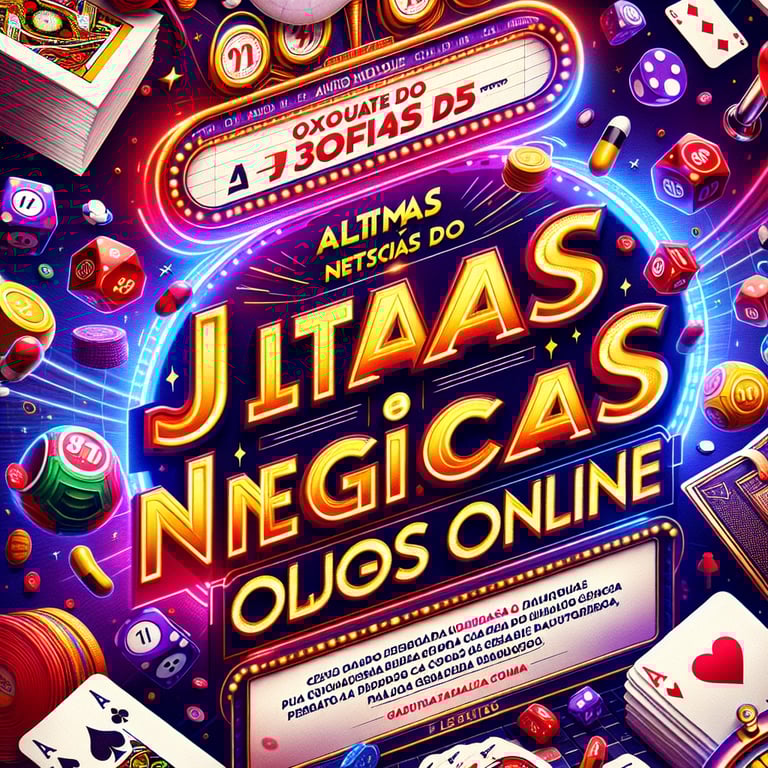 Últimas Notícias dos Jogos Online: Cadastre-se e Ganhe Bônus + Giros Grátis!