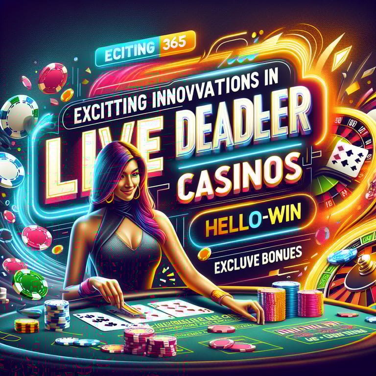 Exciting Innovations in Live Dealer Casinos: Join Bonus365 x Hello-Win Now!