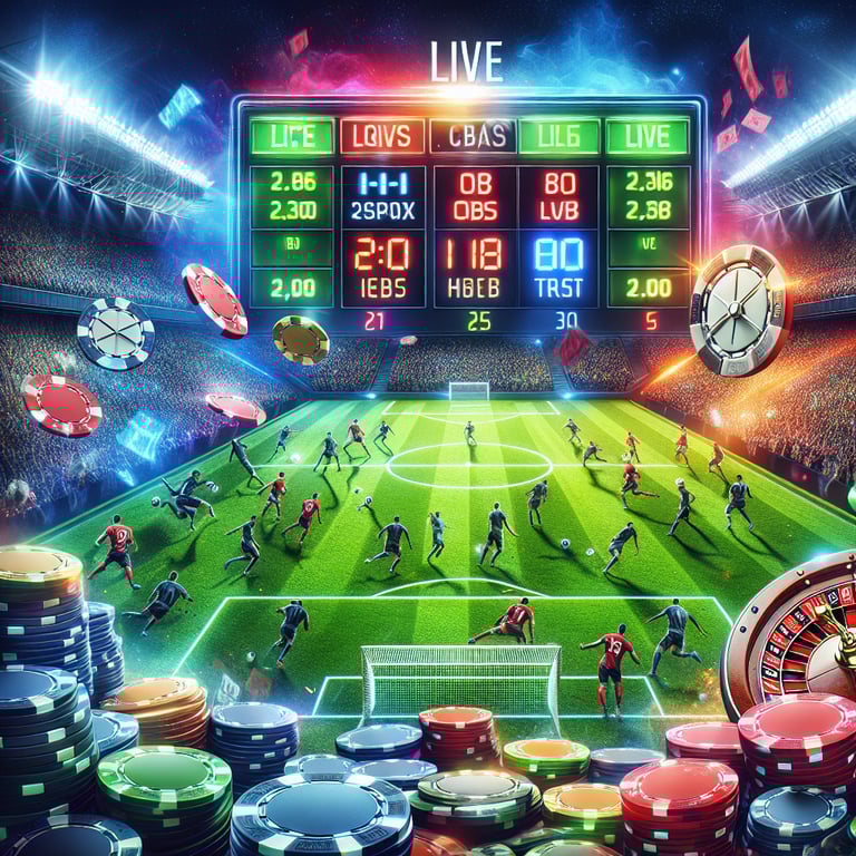 ติดตาม Live Football Scores และเดิมพัน Online Casino อย่างไรให้น่าตื่นเต้น