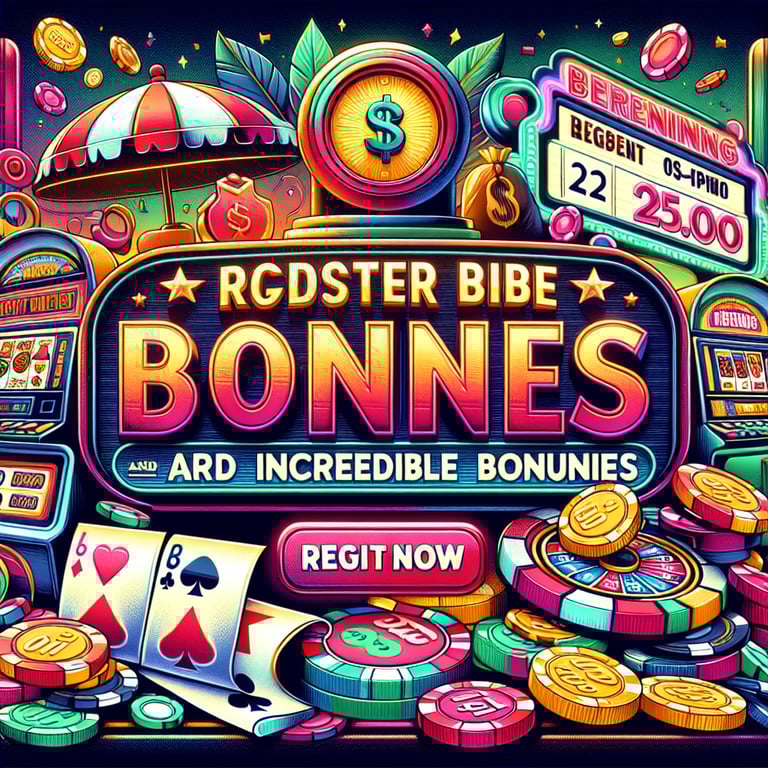 Cadastre-se Agora e Ganhe Bônus Incrível e Giros Grátis em Casinos Online!