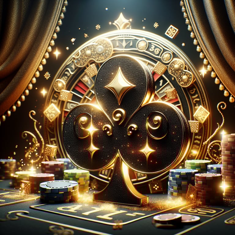 A stunningly crafted social media icon, central to the composition, features the vibrant colors of a lucky black theme, embodying the essence of an online casino, with glinting golden accents that symbolize the most enticing bonuses; intricate textures and thoughtful lighting enhance its appeal, while subtle abstract elements, like shimmering chips and chance symbols, intertwine gracefully around it, urging viewers to register now, creating a clean yet impactful design that captivates and invites interaction.