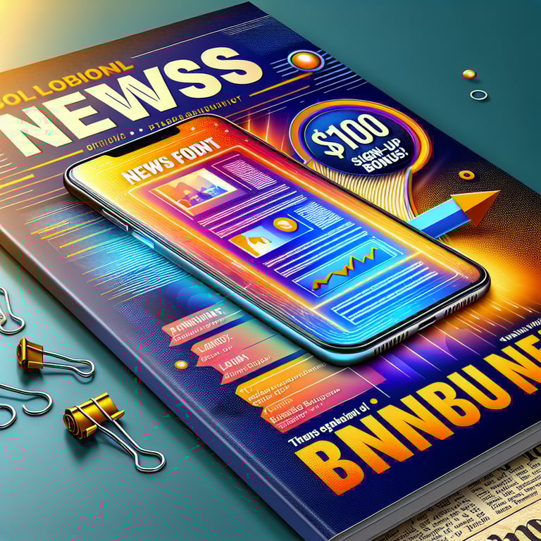 Stay Updated: Explore Online News with Free $100 Sign-Up Bonus!