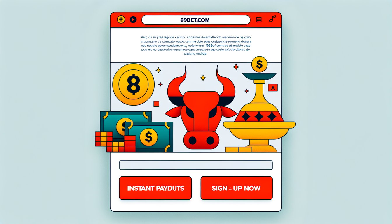 Colorful graphic featuring a bull and coins, promoting a game called 