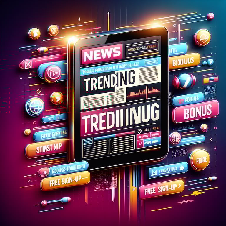 Discover the Best Online News Platforms with Free Sign Up Bonuses