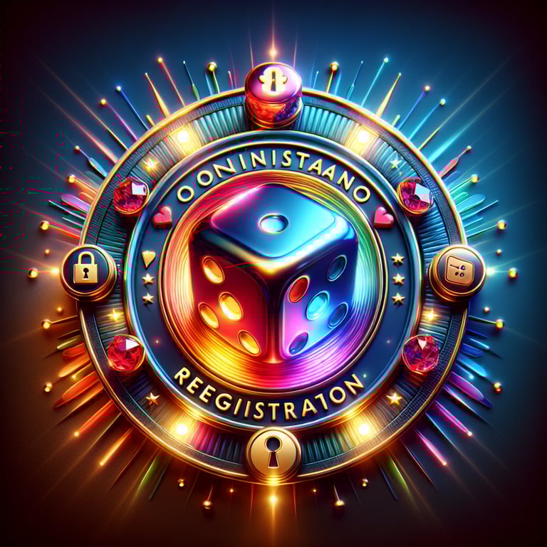 A visually stunning social media icon for an online casino theme, featuring a meticulously designed chip at its center that showcases intricate patterns and vibrant colors, reflecting ideas of safety and registration with symbols like a secure lock and currency exchange; the composition keeps the focus sharp on the chip, enhanced by thoughtful, dramatic lighting that casts captivating highlights and shadows, subtly incorporating abstract elements in the background to reinforce the theme without detracting from the icon's clean, impactful design.