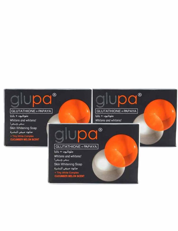 Buy Bundle of 3 Glupa Skin Whitening Soaps Online In Pakistan