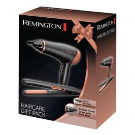 Remington Hair Care Gift Set Ceramic Hair Straighteners and W Ionic Hair Dryer with Concentrator