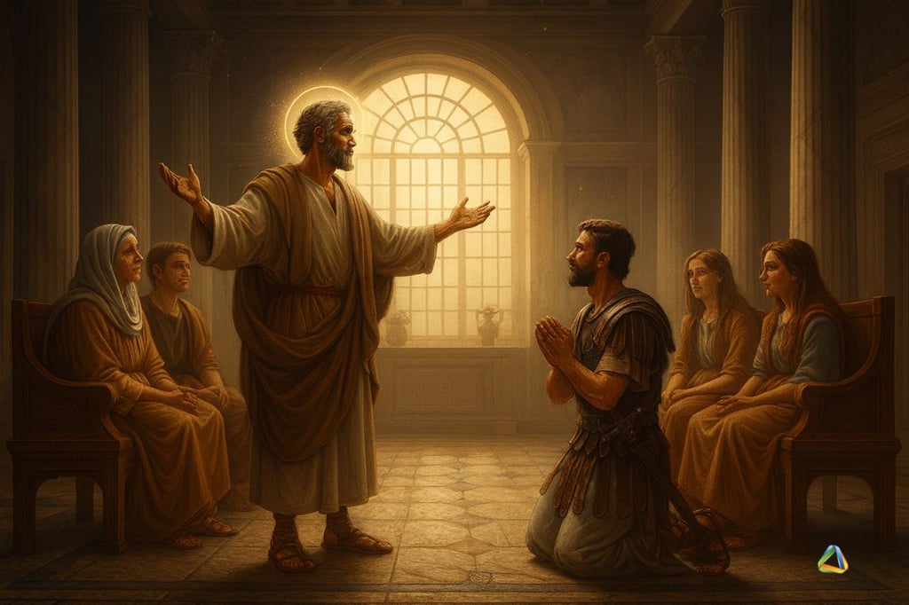 Uma Igreja hebreia na casa de um estrangeiro