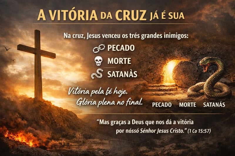A vitória da cruz já é sua