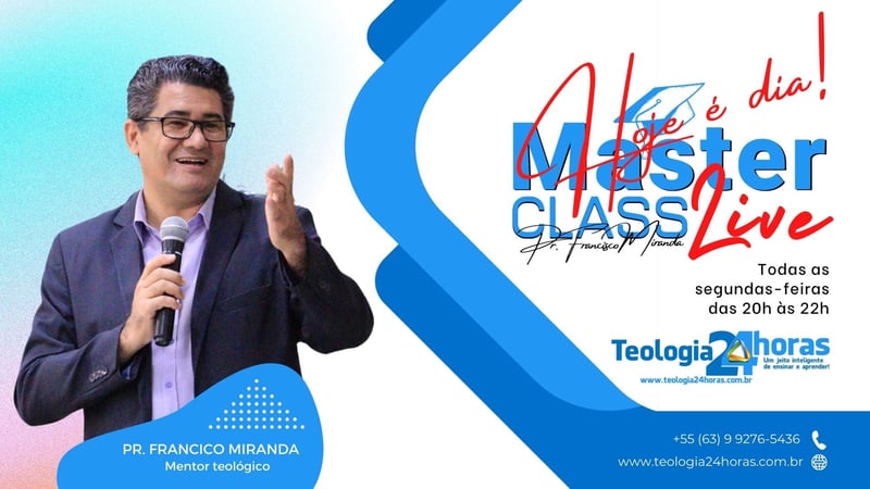 MasterCLASS LIVE, com o Pr. Francisco Miranda
