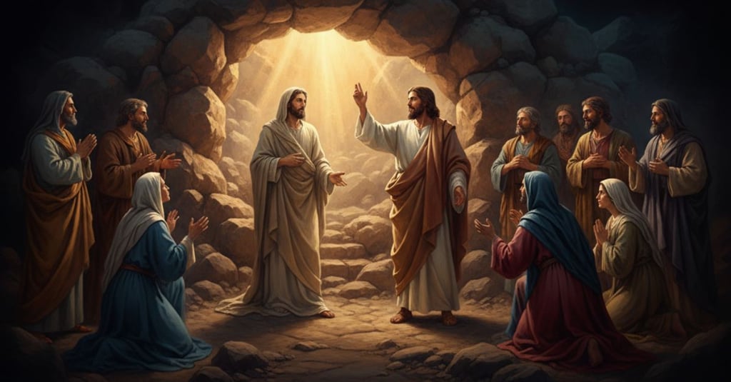 Jesus ressuscita Lázaro