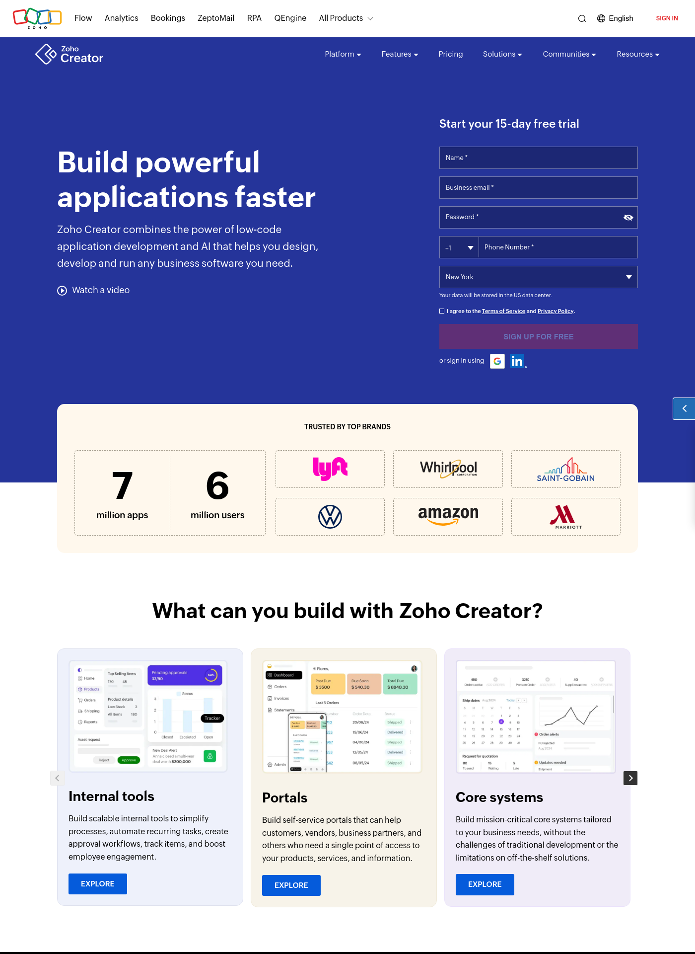 Cover for Zoho Creator