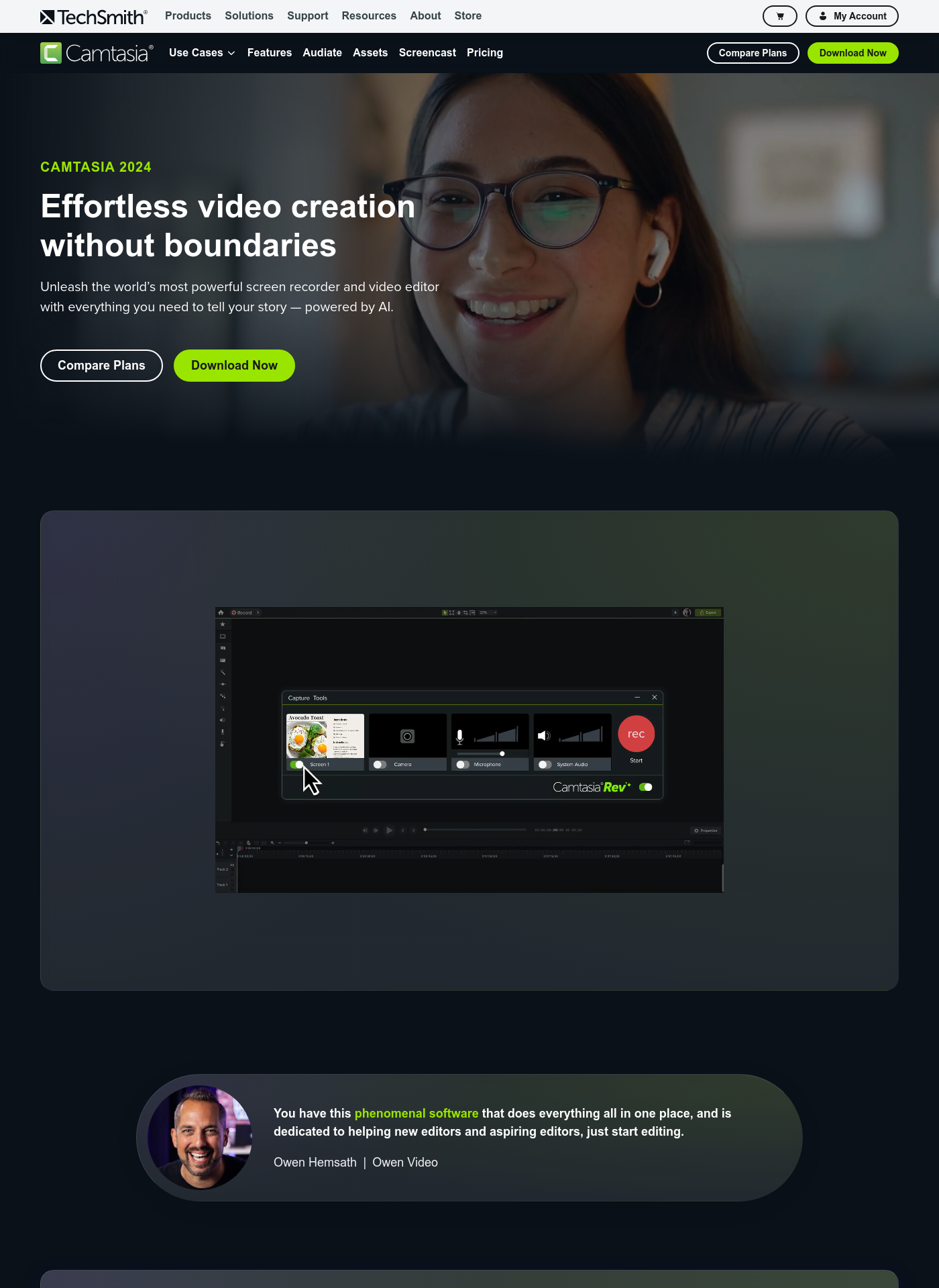 Cover for Camtasia