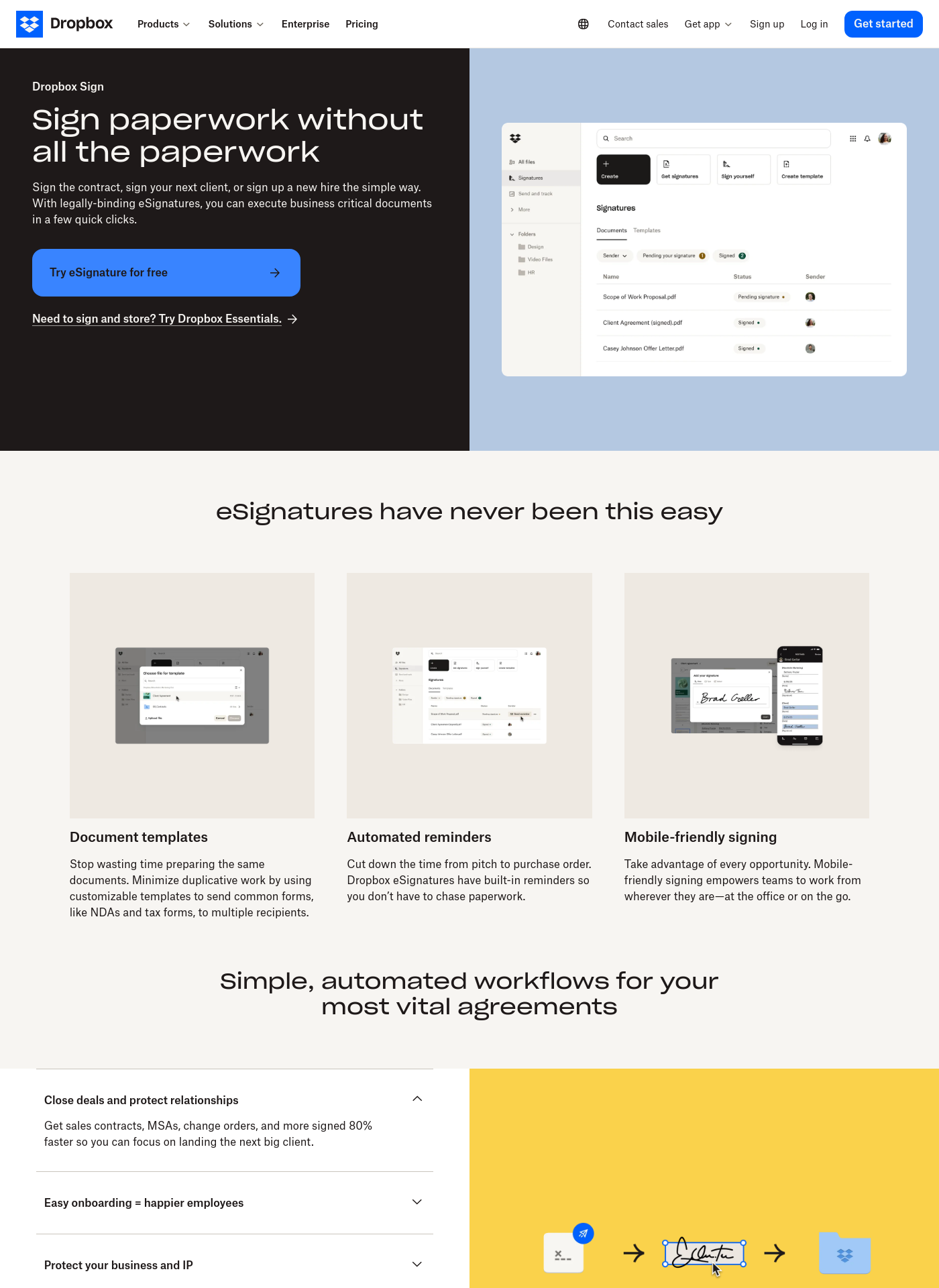 Cover for HelloSign (now Dropbox Sign)