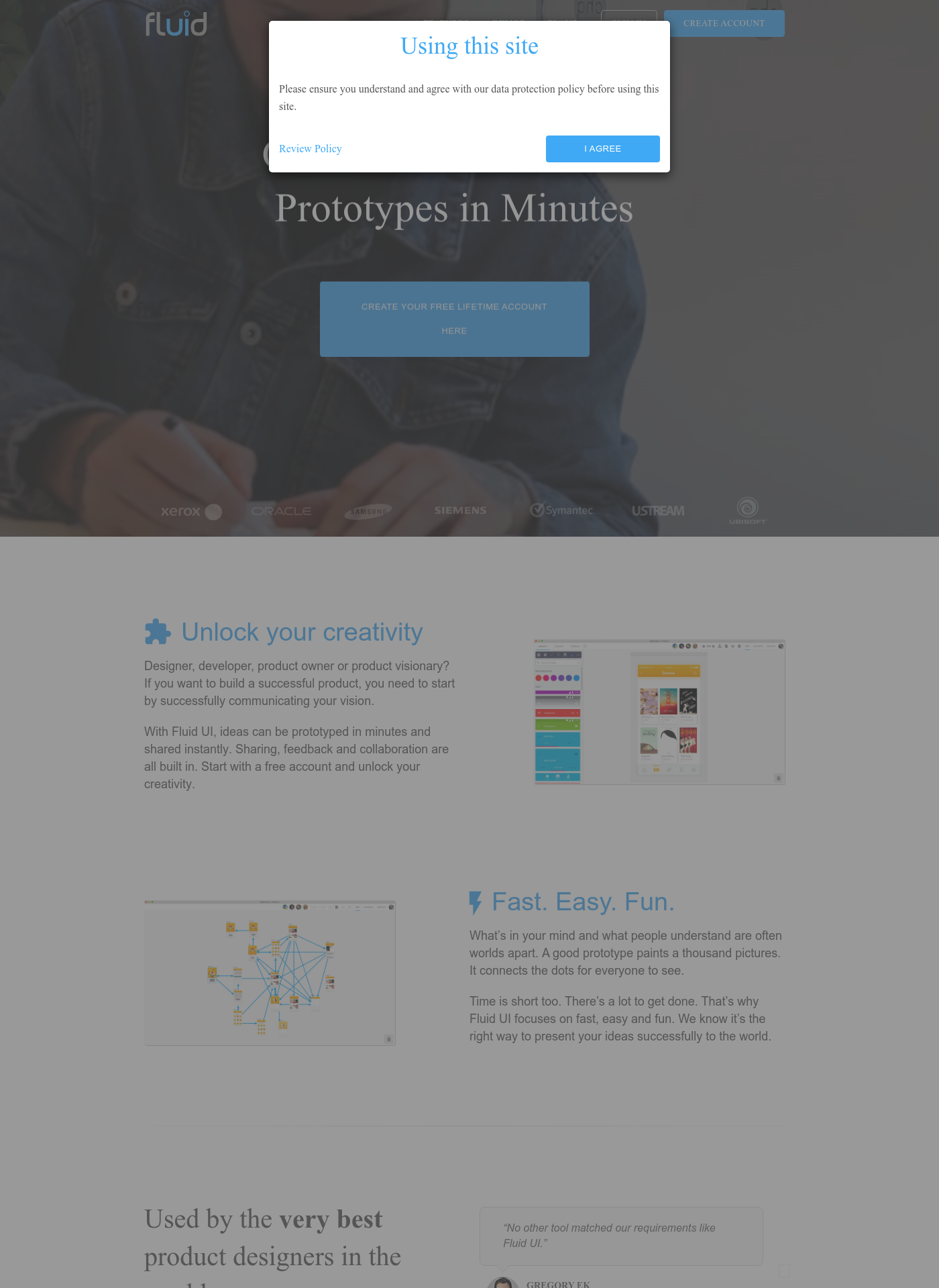 Cover for Fluid UI