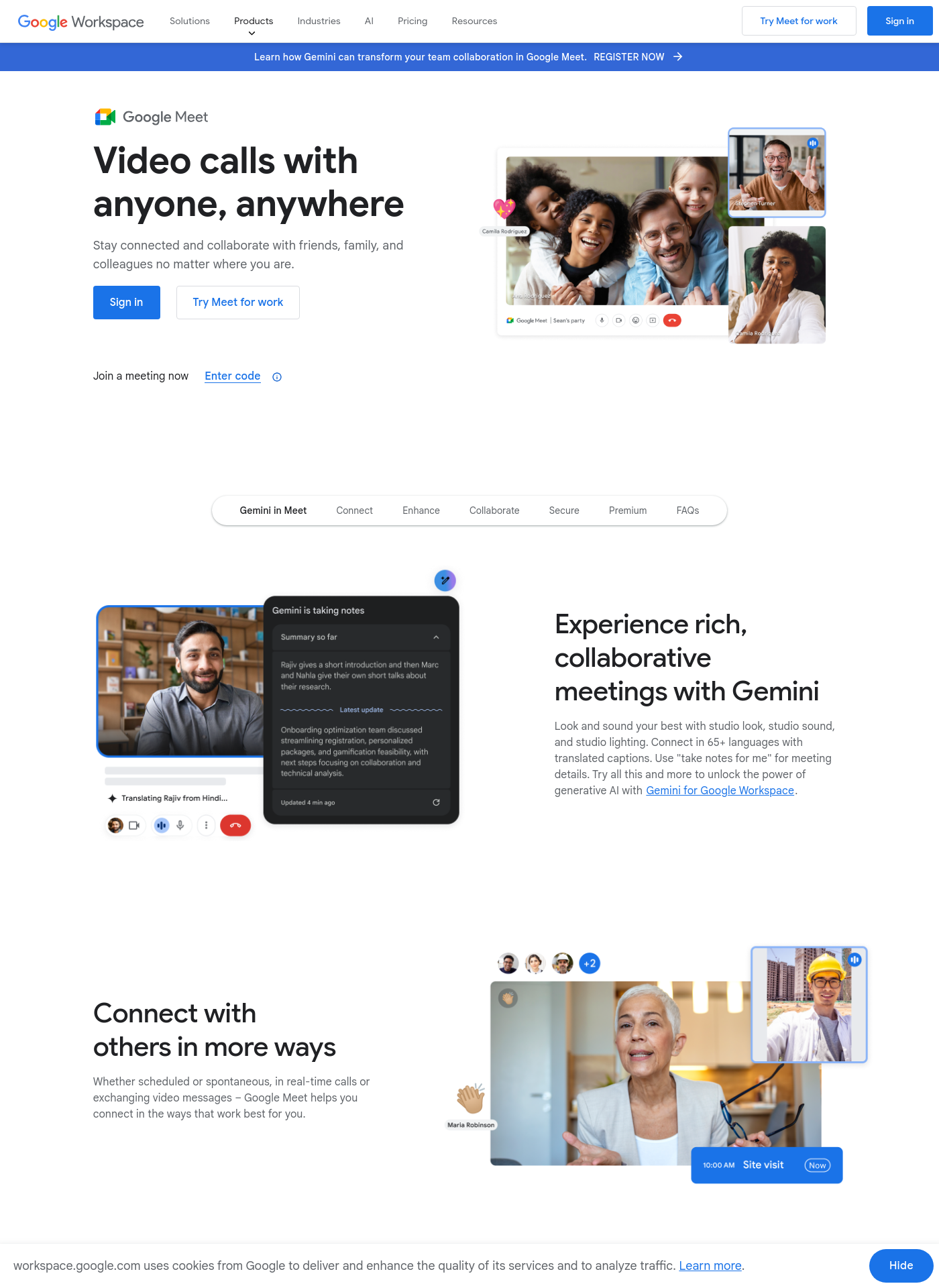 Cover for Google Meet