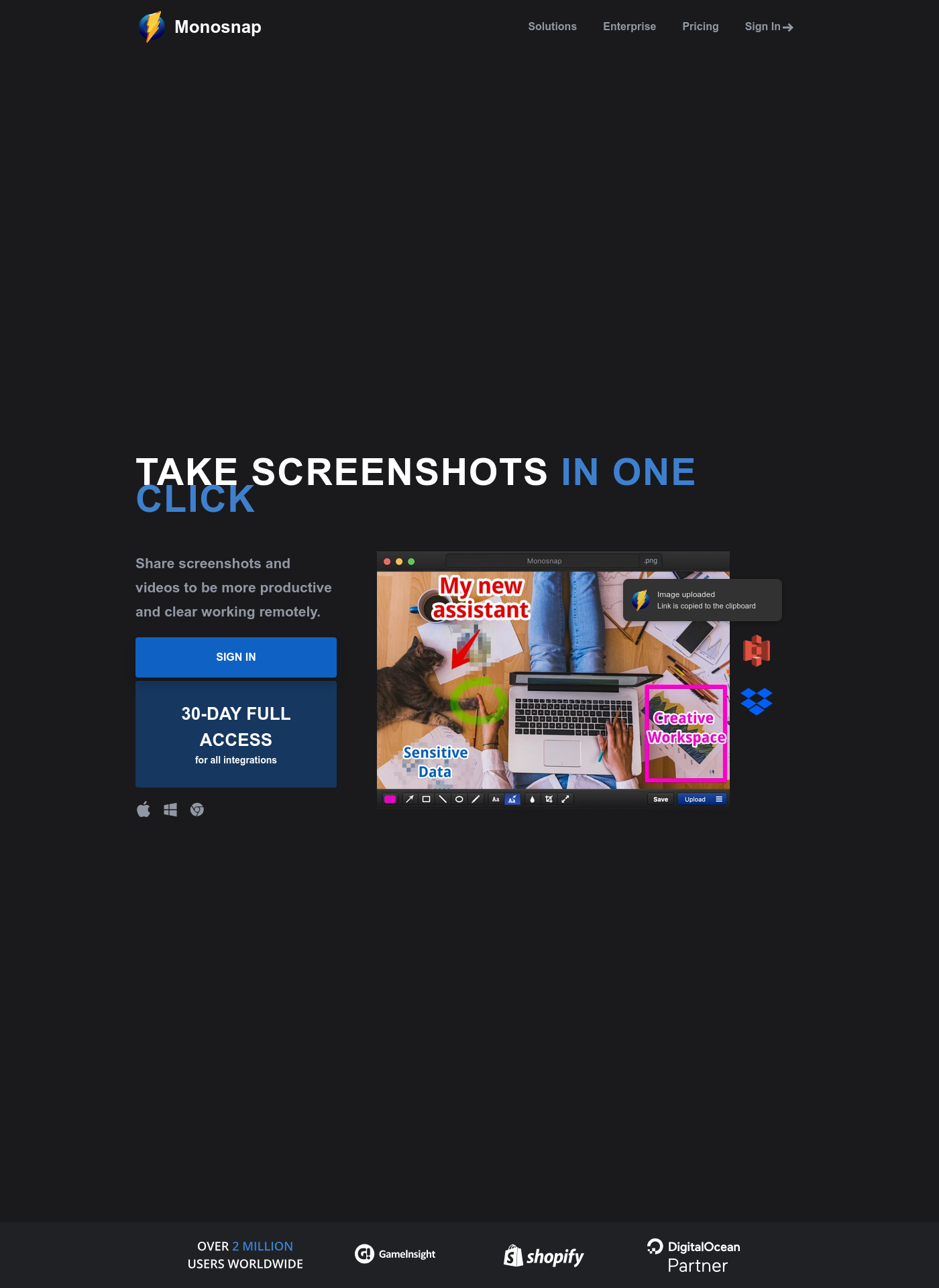 Cover for Monosnap