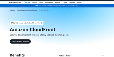 Cover for Amazon CloudFront