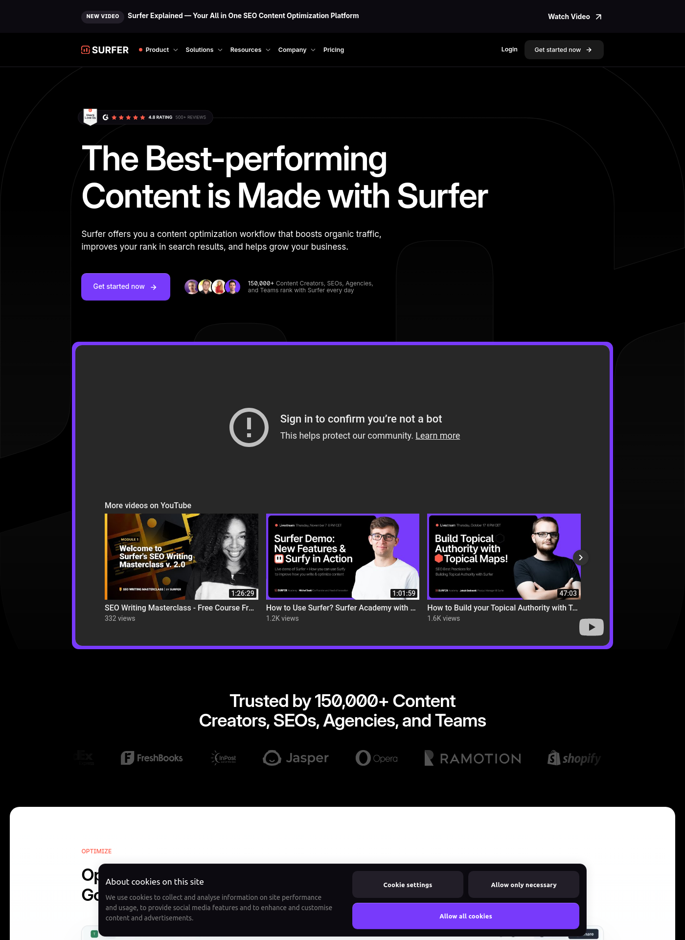 Cover for Surfer SEO