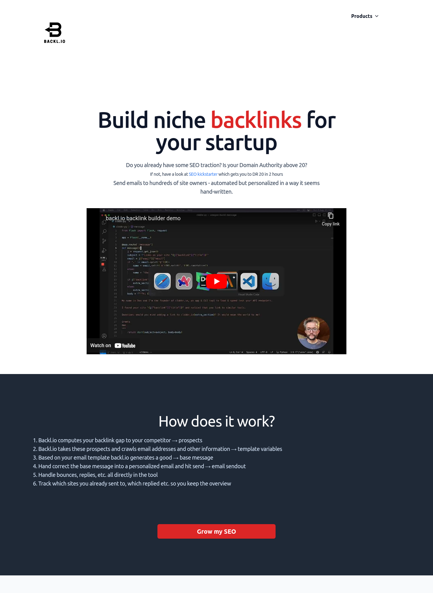 Cover for backl.io