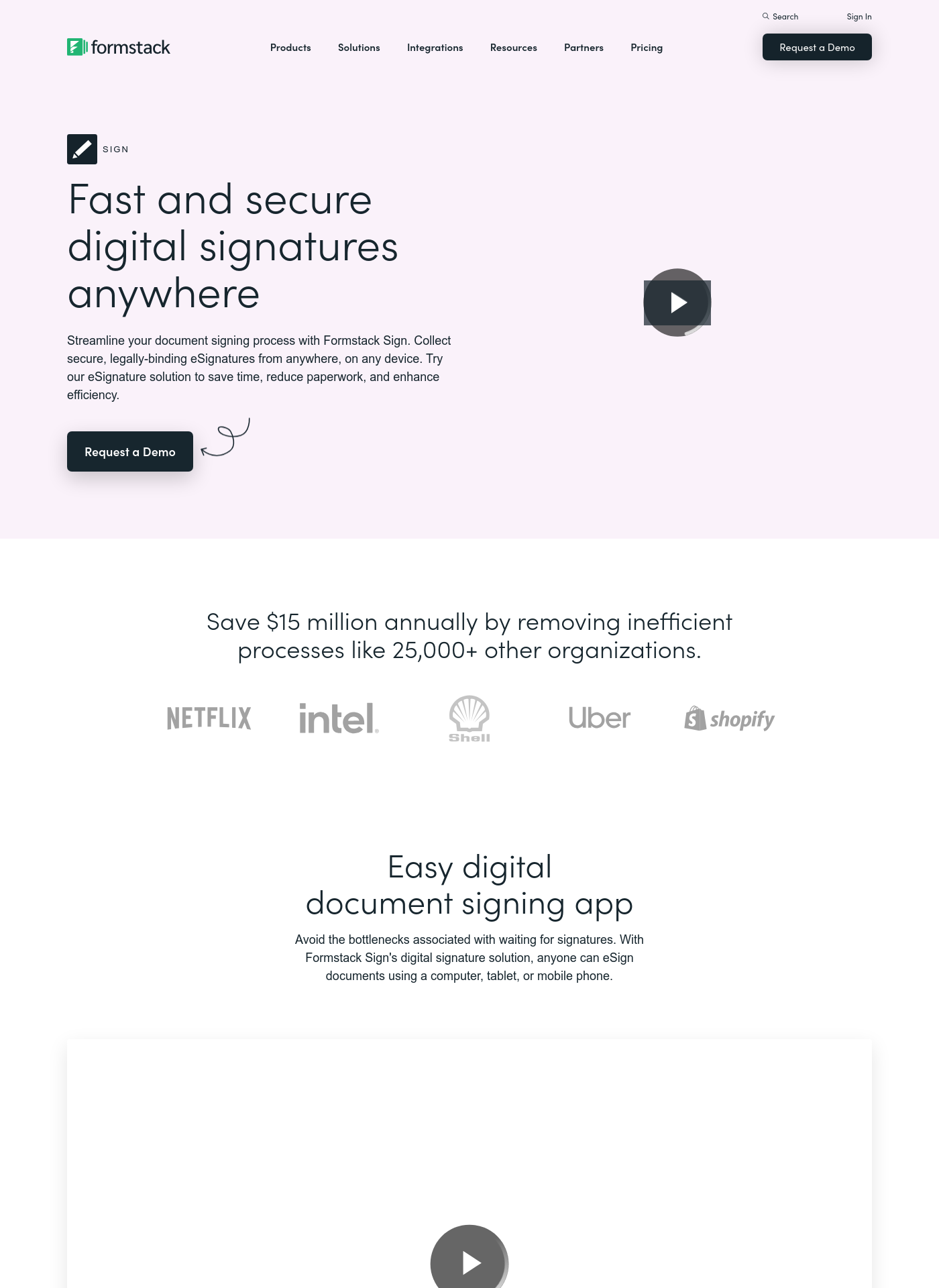 Cover for Formstack Sign
