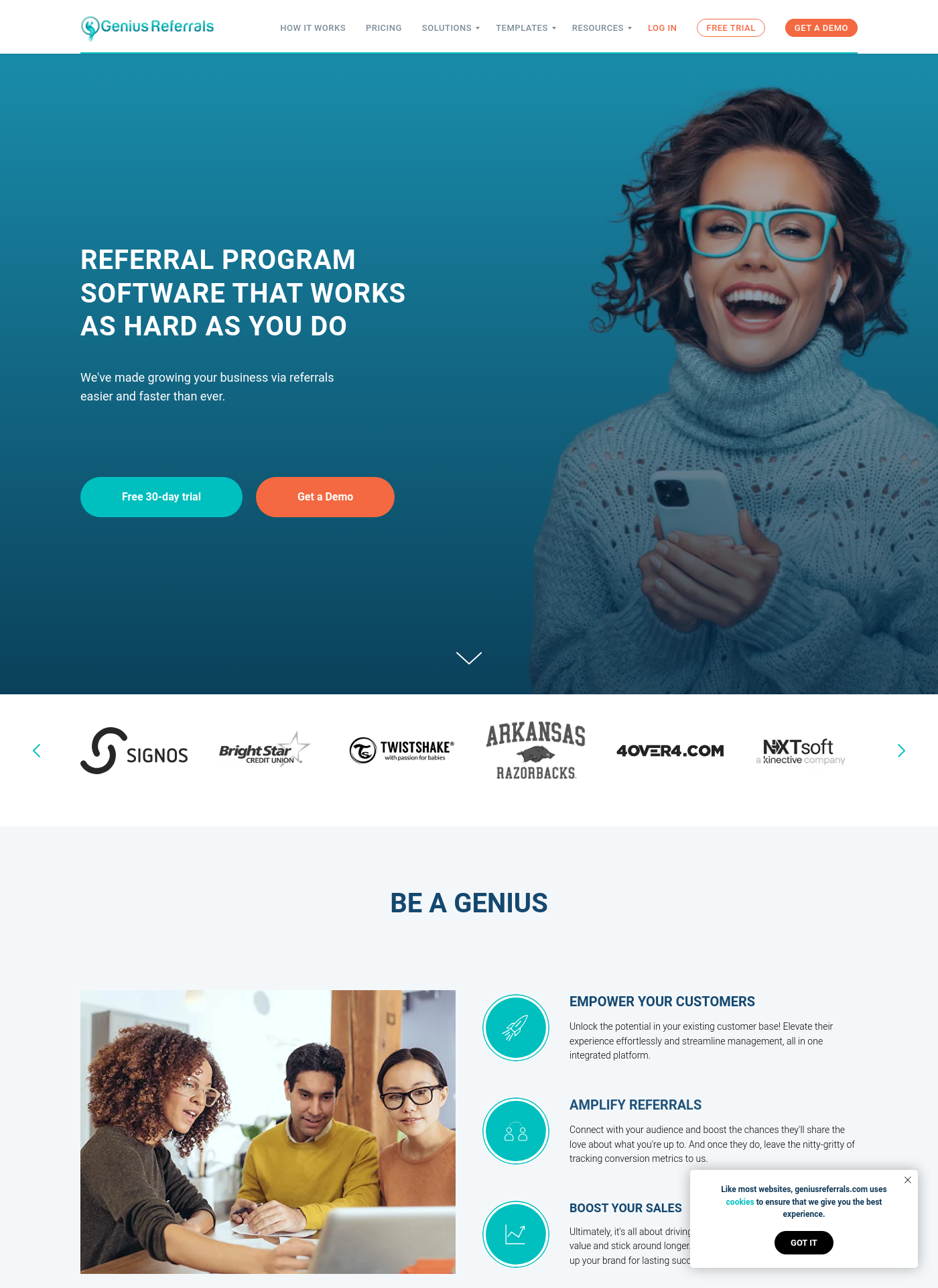 Cover for Genius Referrals