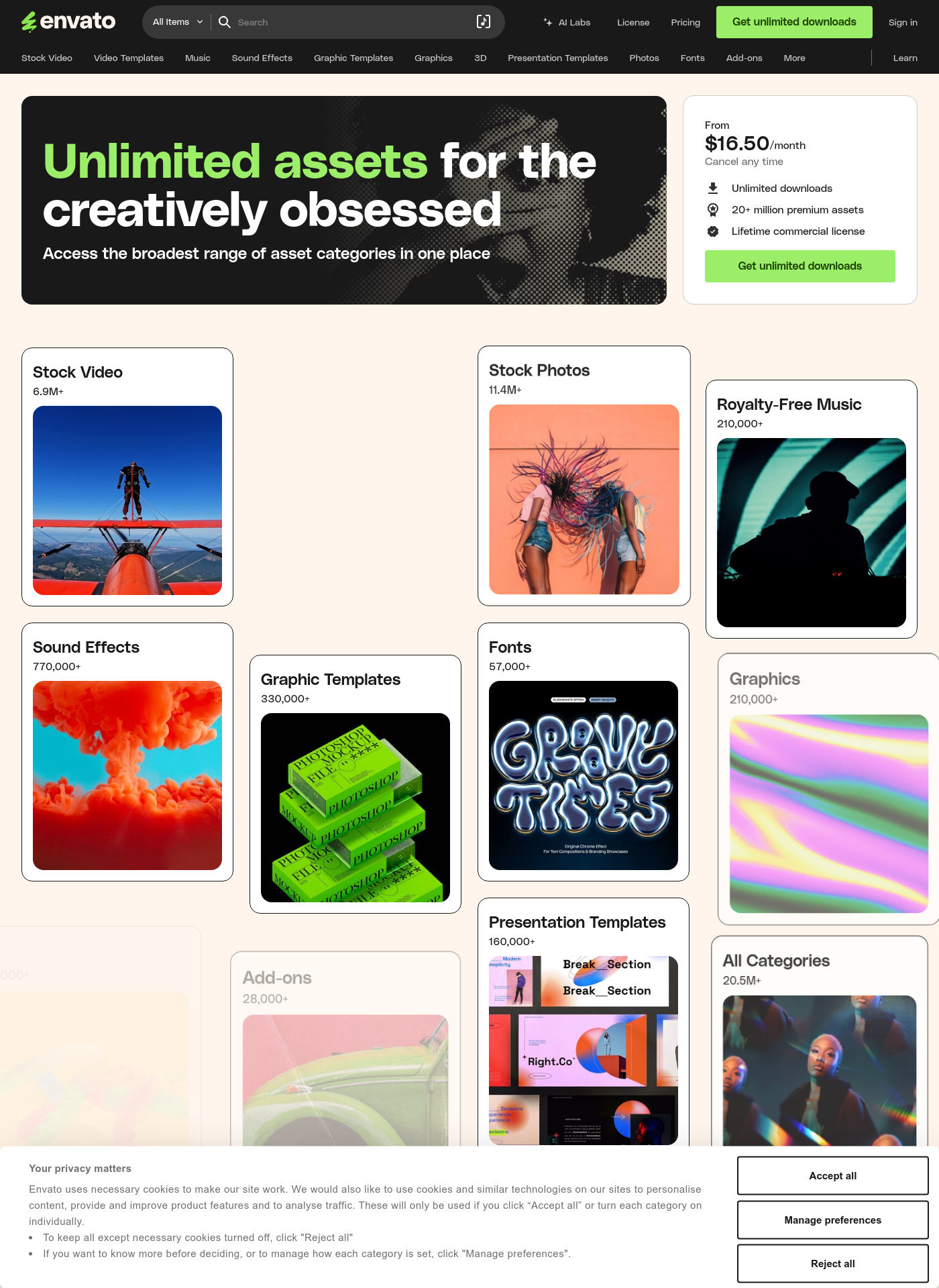 Cover for Envato Elements