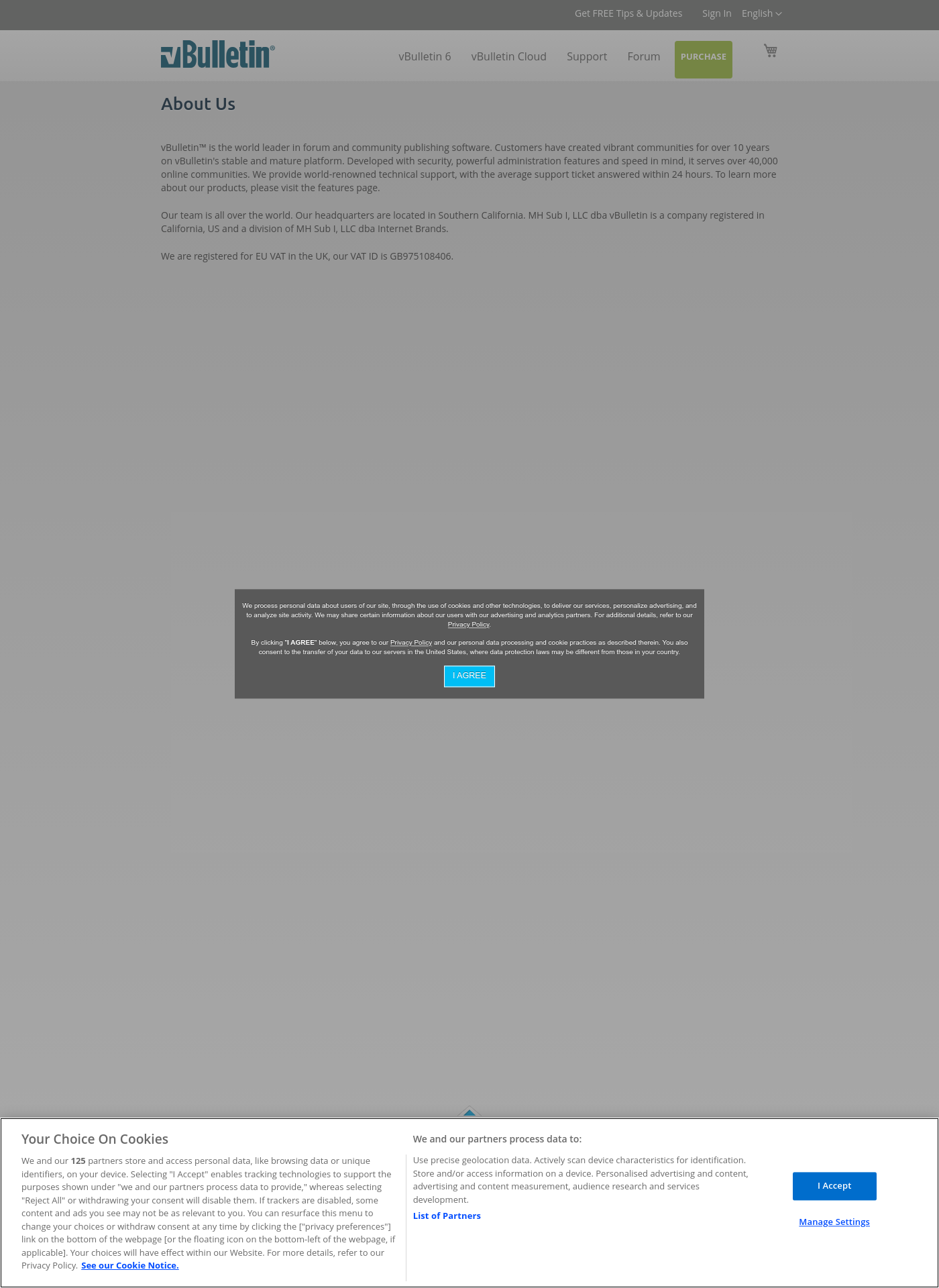 Cover for vBulletin