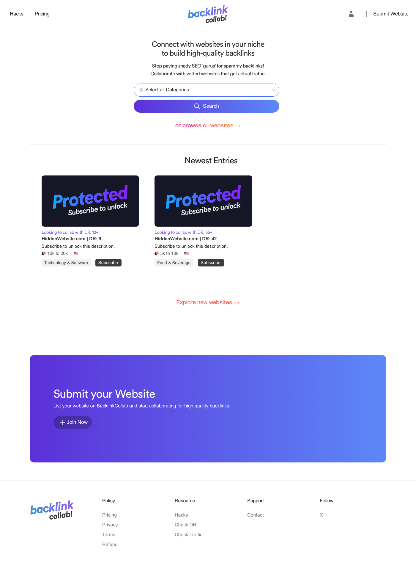 Cover for Backlink Buyer