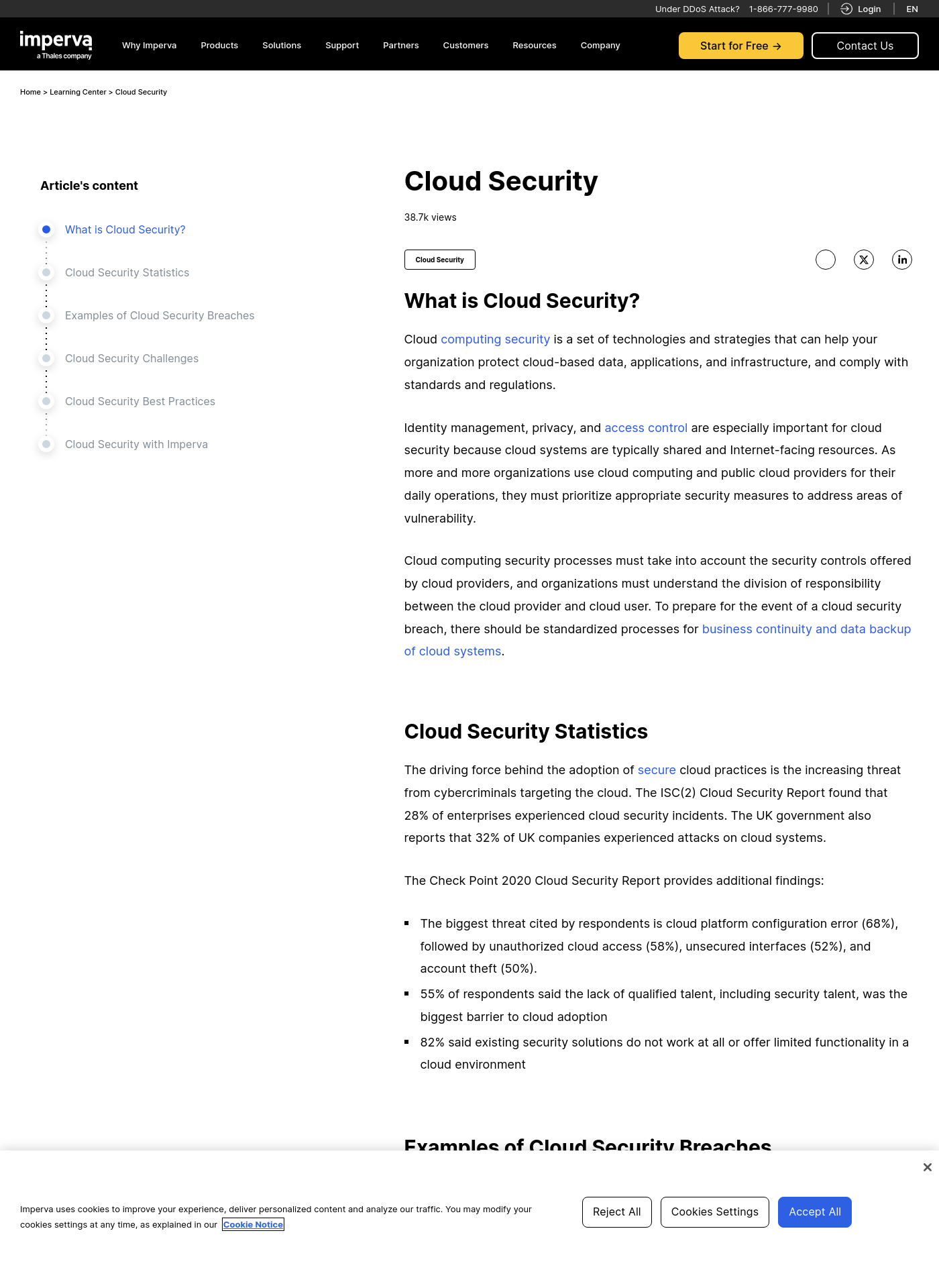 Cover for Imperva Cloud Application Security