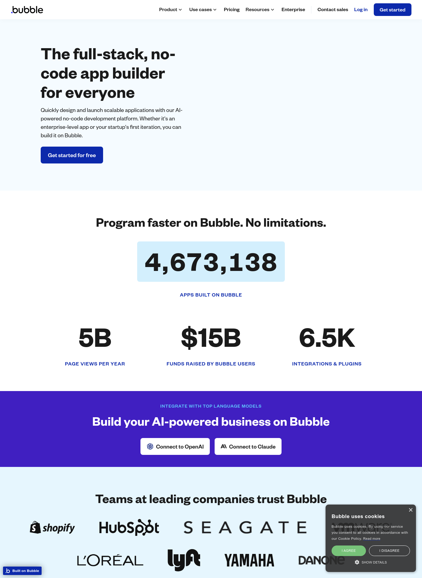 Cover for Bubble.io