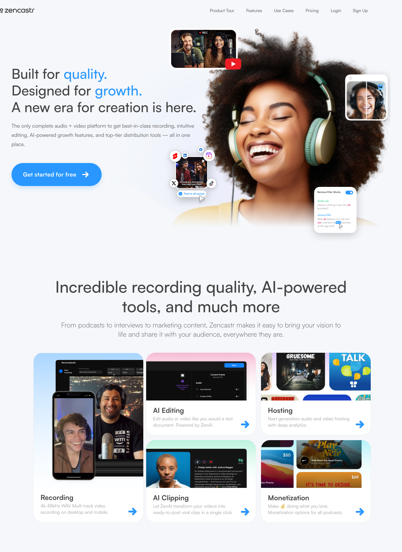 Cover for Zencastr