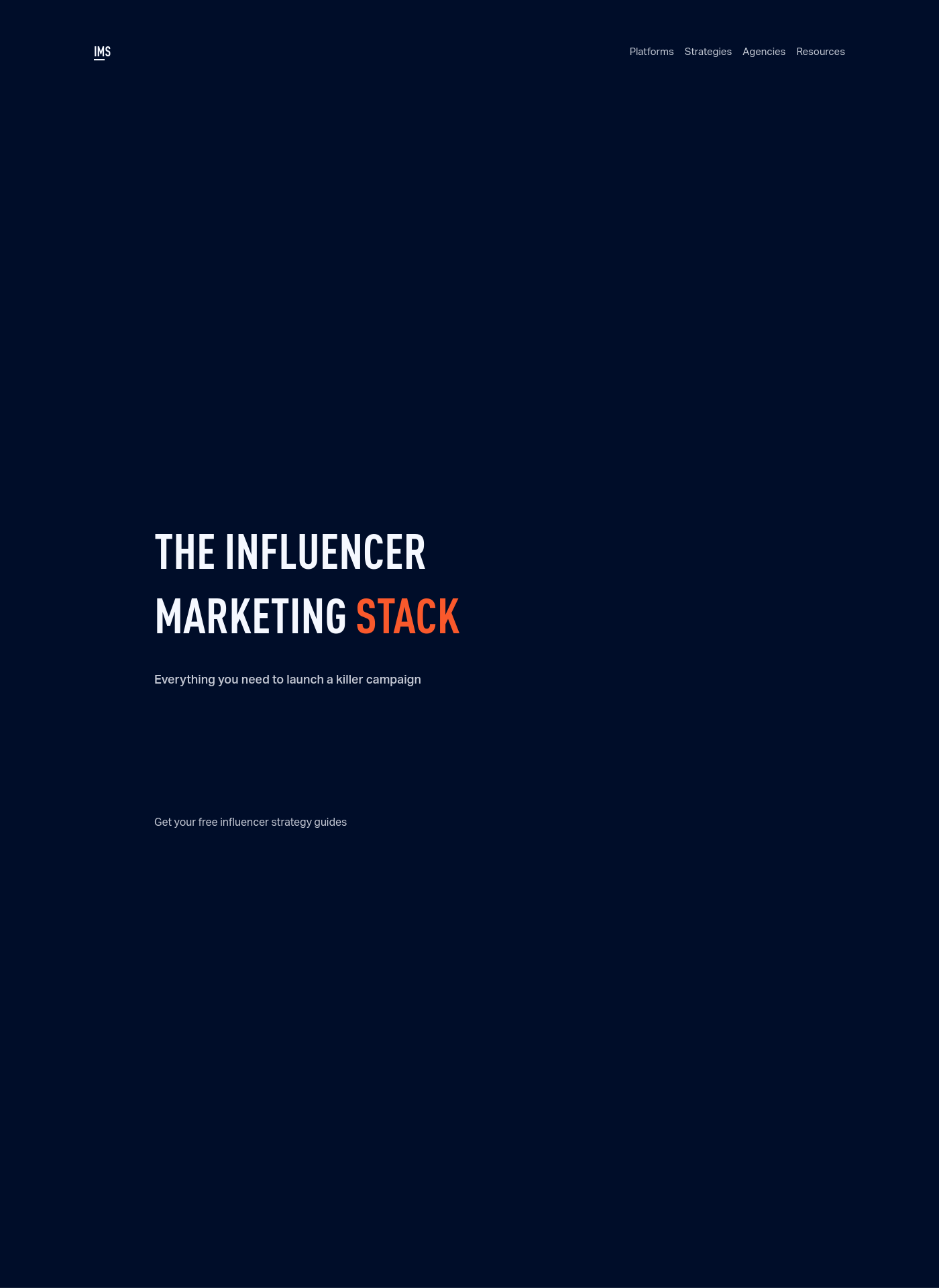 Cover for The Influencer Marketing Stack