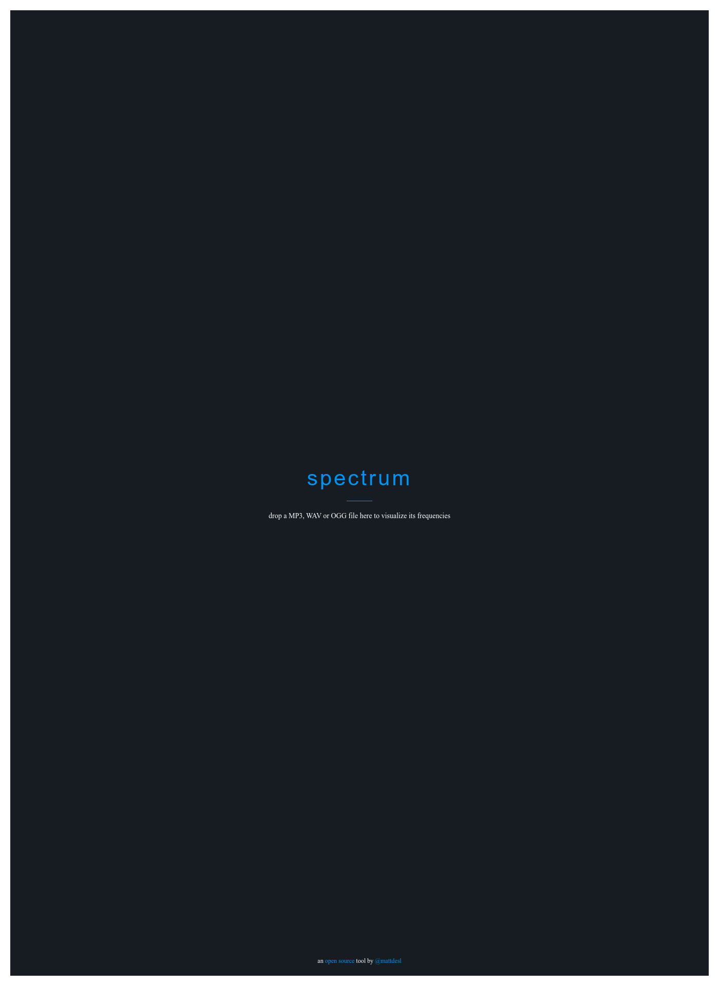 Cover for Spectrum