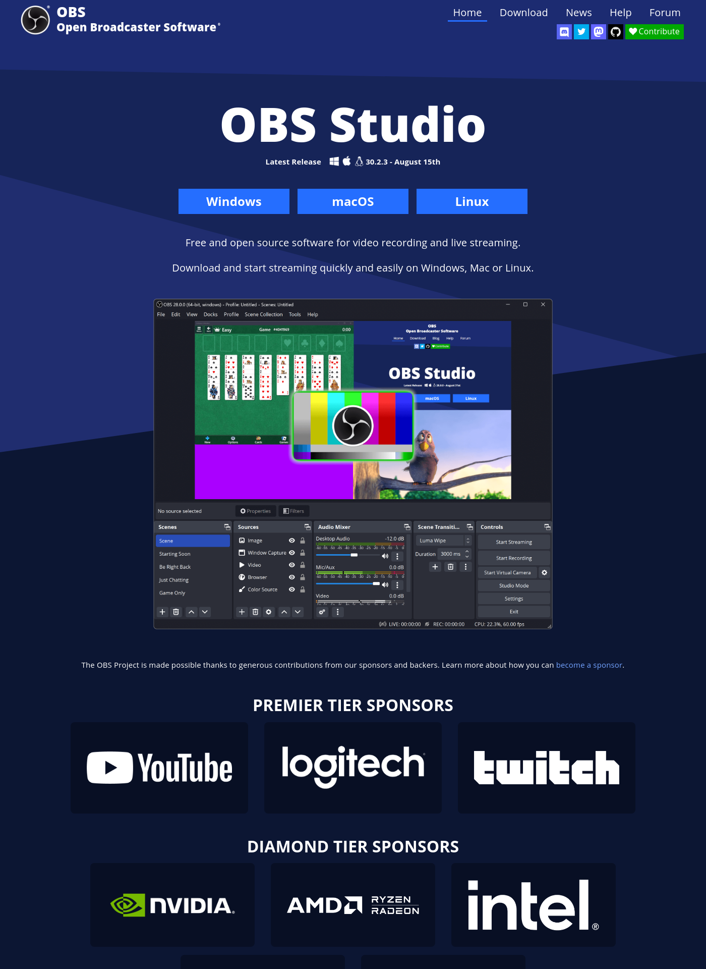 Cover for OBS Studio