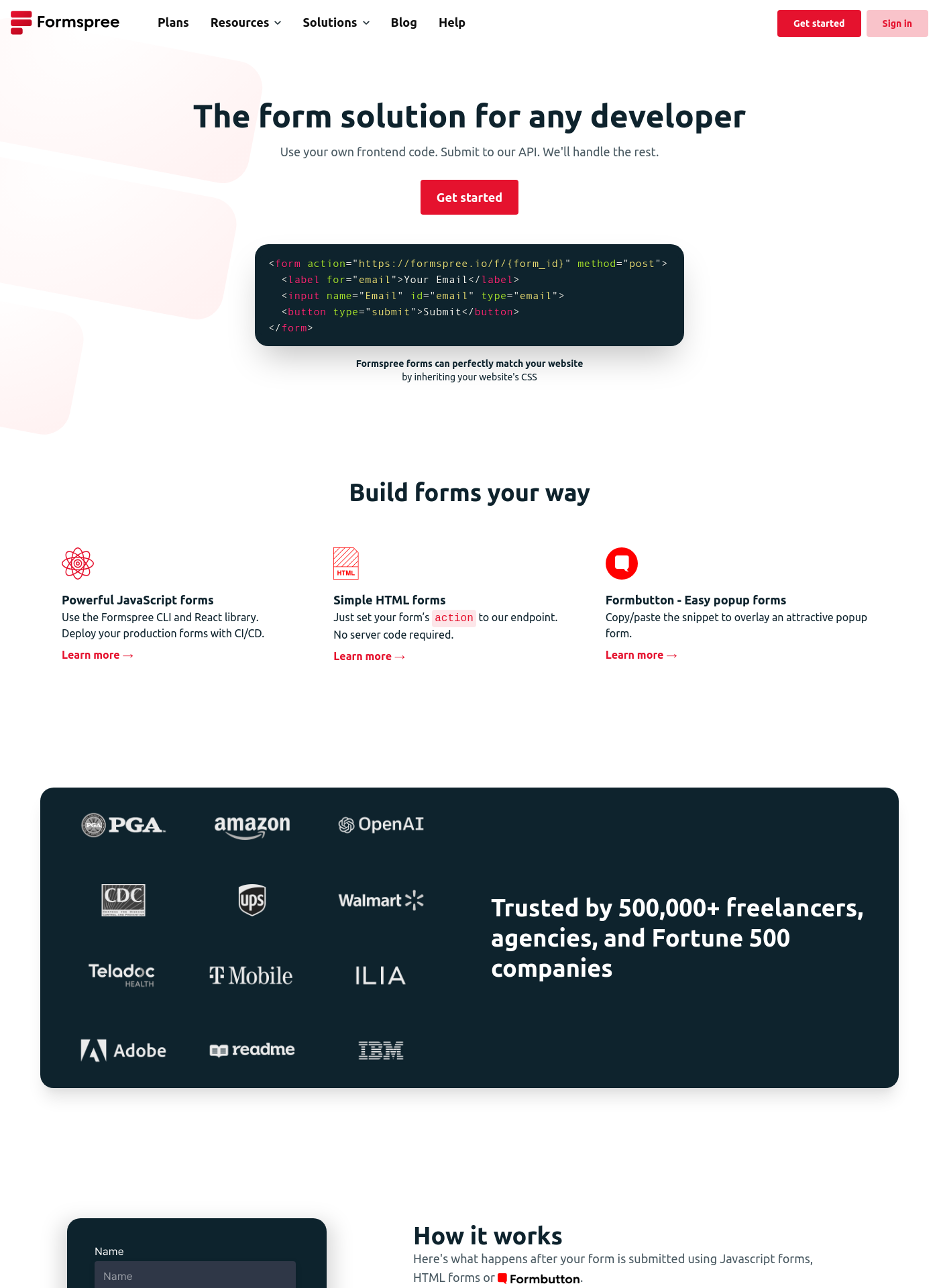 Cover for Formspree.io