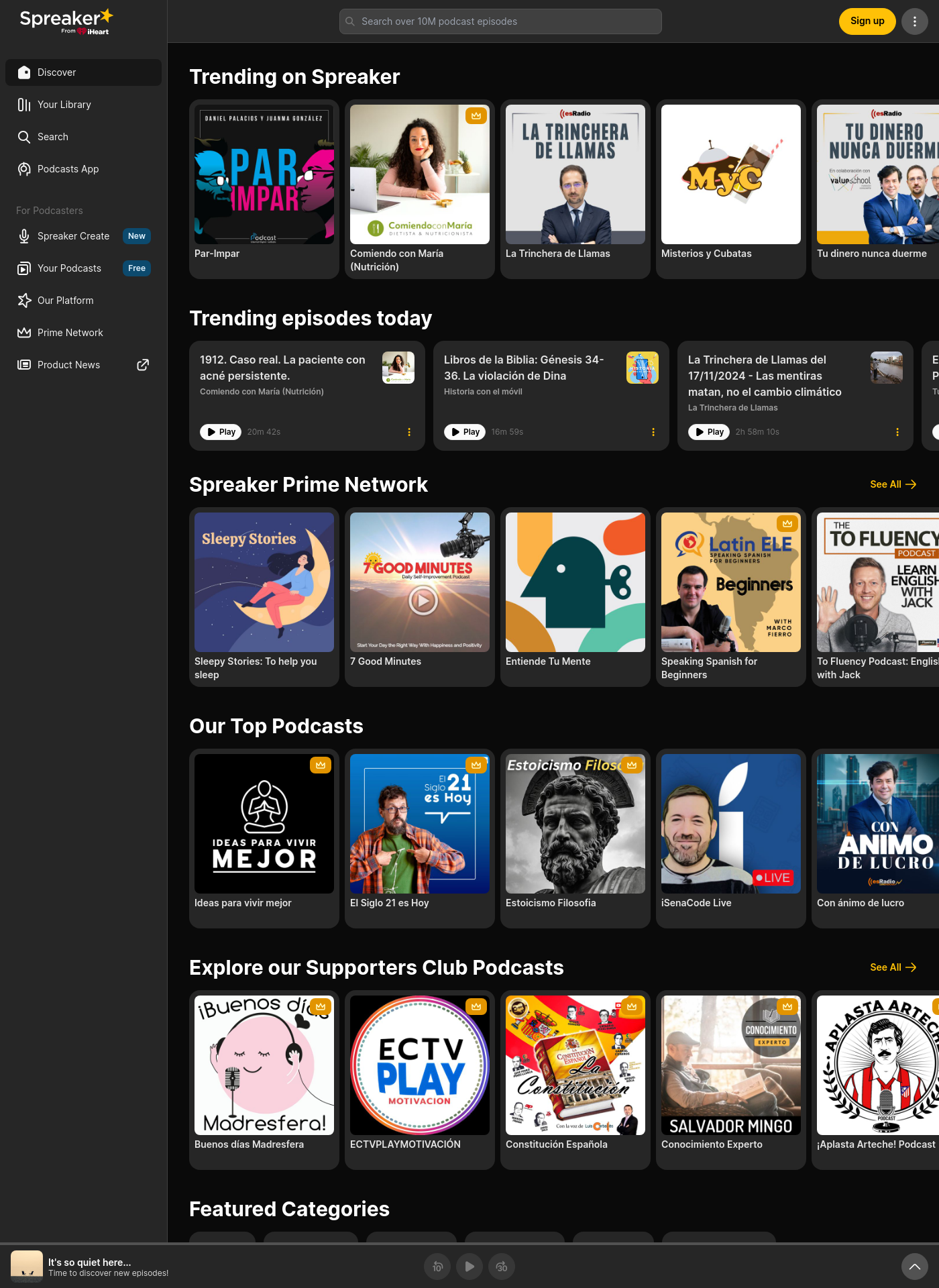 Cover for Spreaker