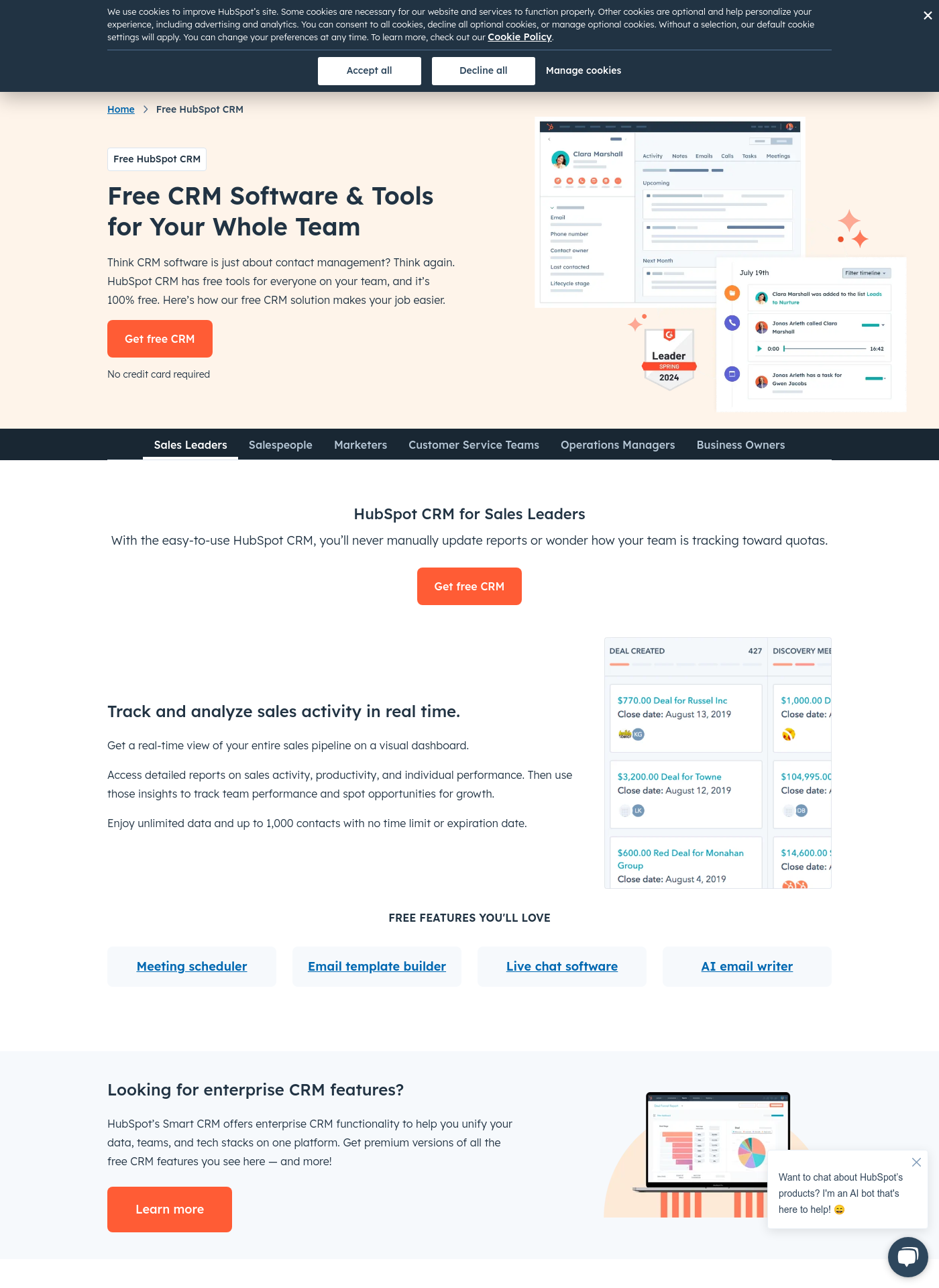 Cover for HubSpot CRM