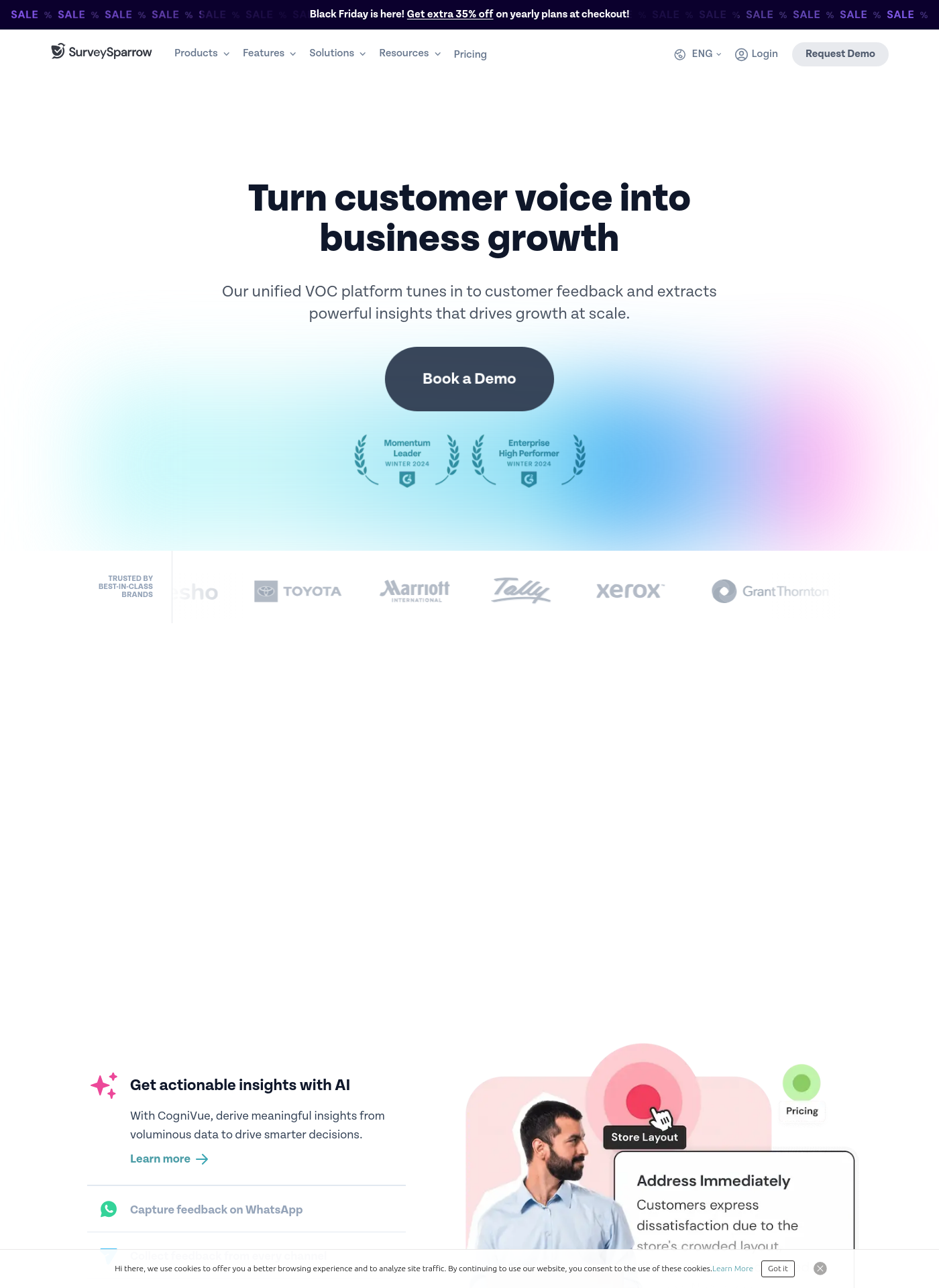 Cover for SurveySparrow
