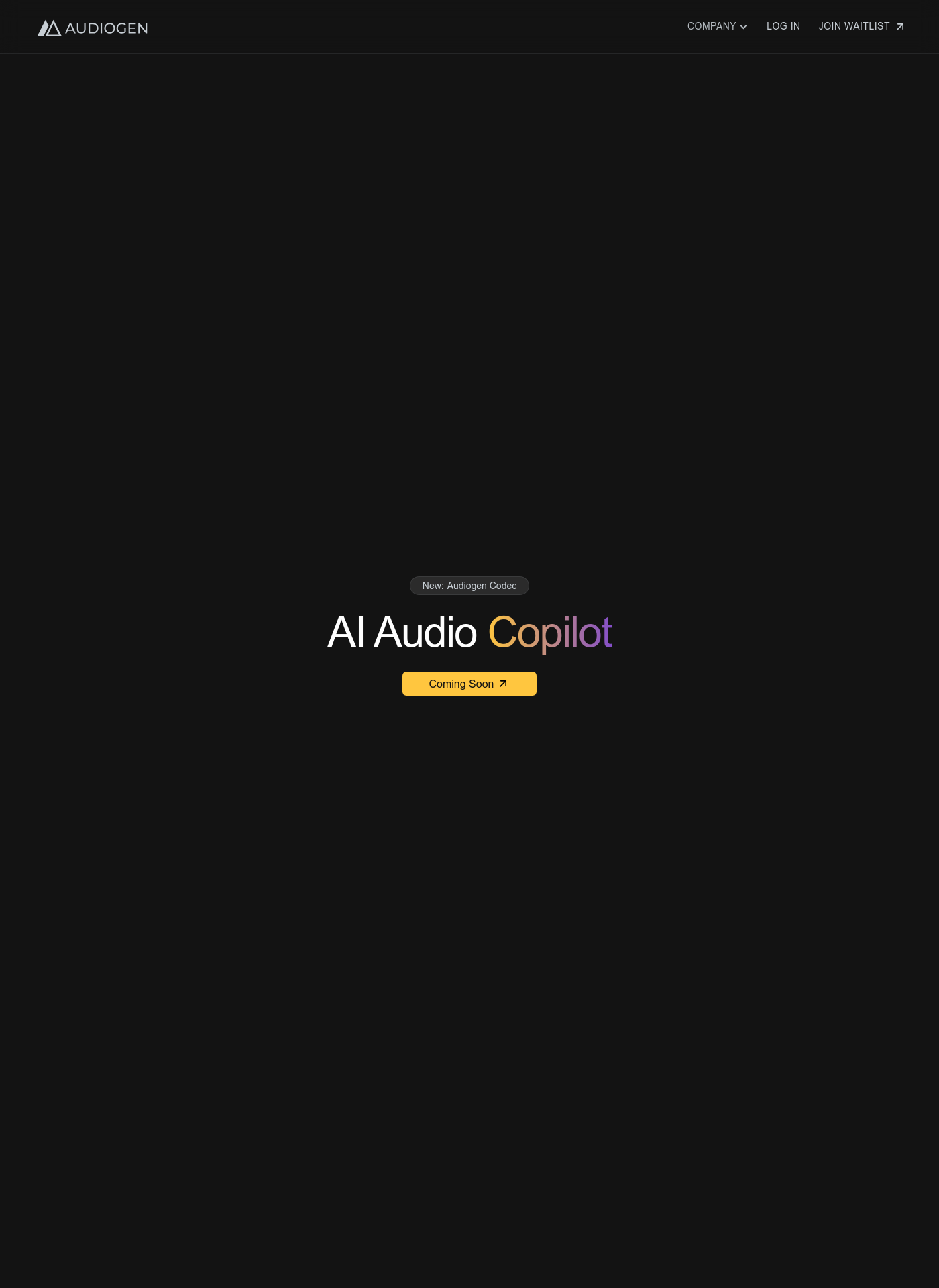Cover for Audiogen