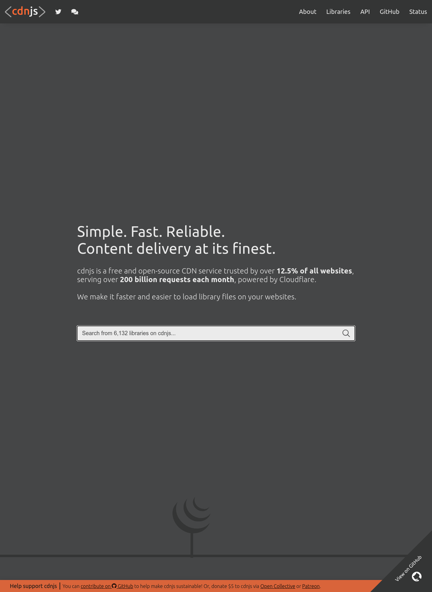 Cover for cdnjs