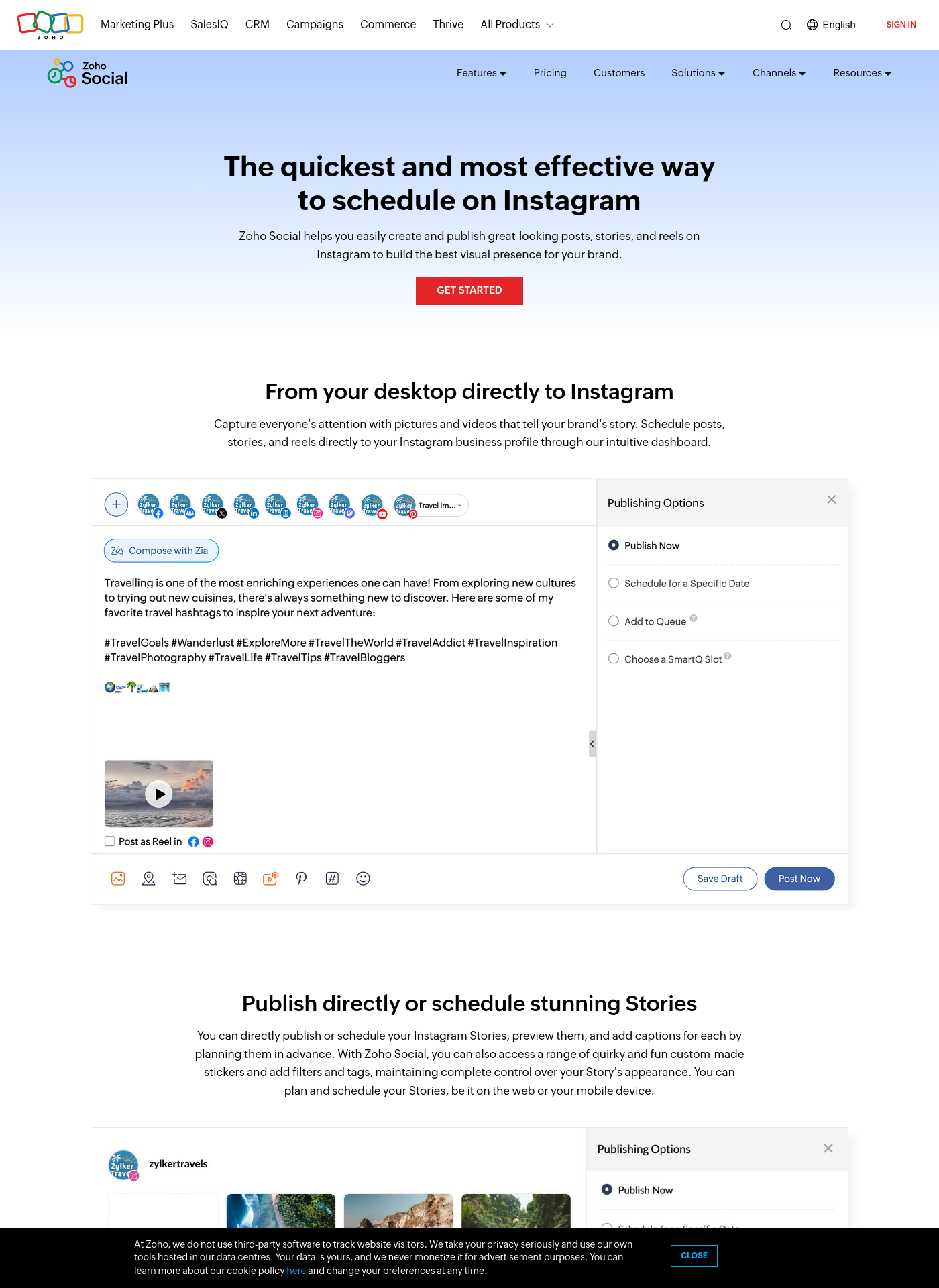 Cover for Zoho Social