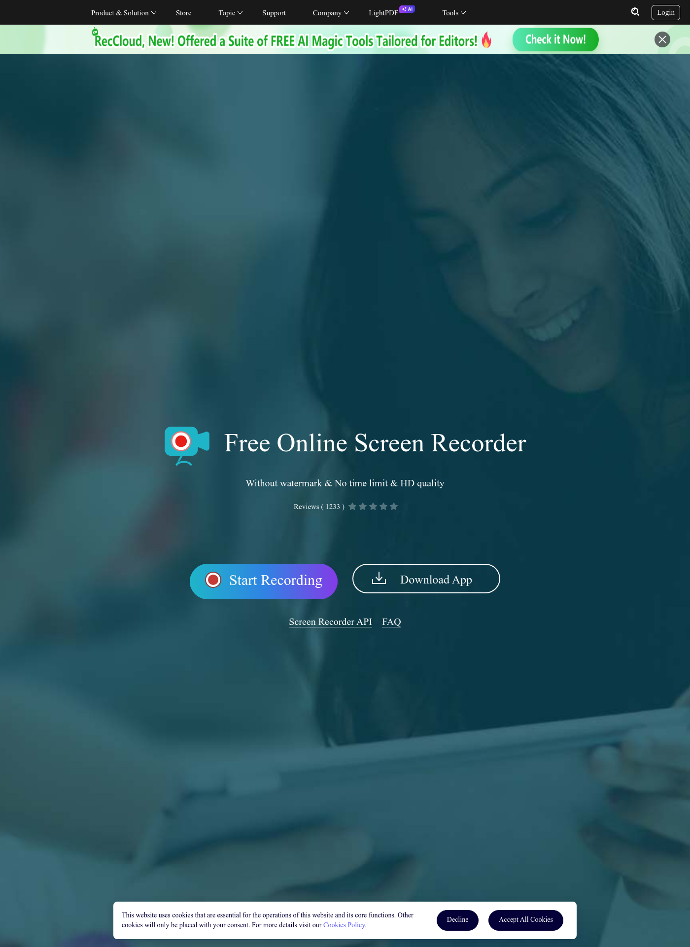 Cover for Apowersoft Free Online Screen Recorder