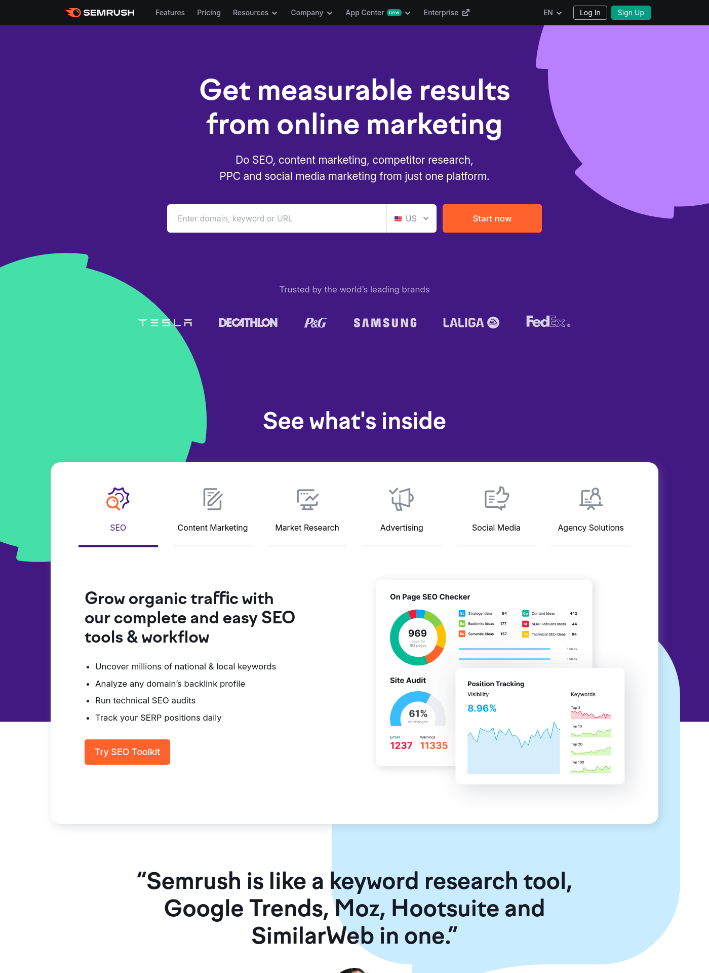 Cover for Semrush