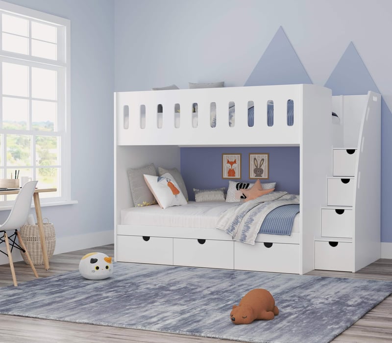Double Bunk With Stairs