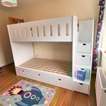 Bunk bed with drawers