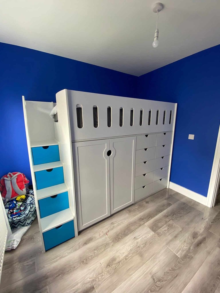 High Sleeper Bed With Drawer