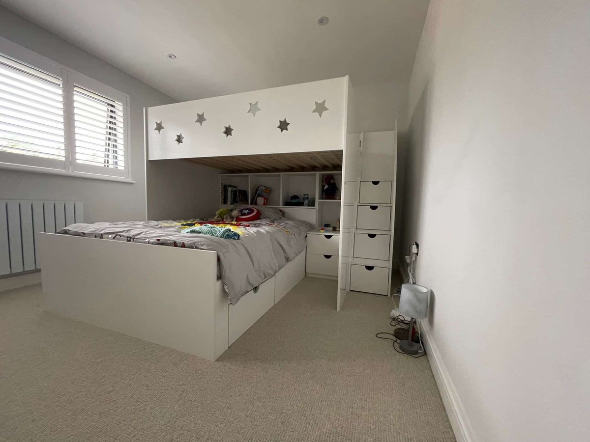Double And Double L Shape Bed