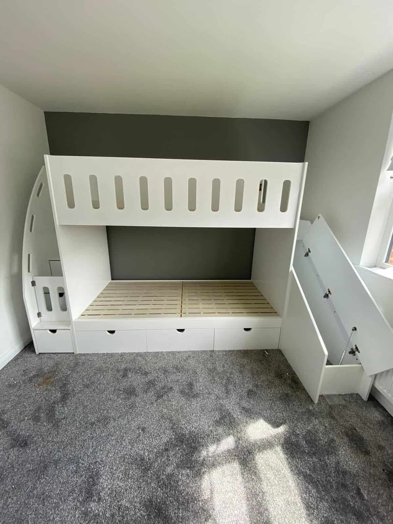 bunk bed with slide uk