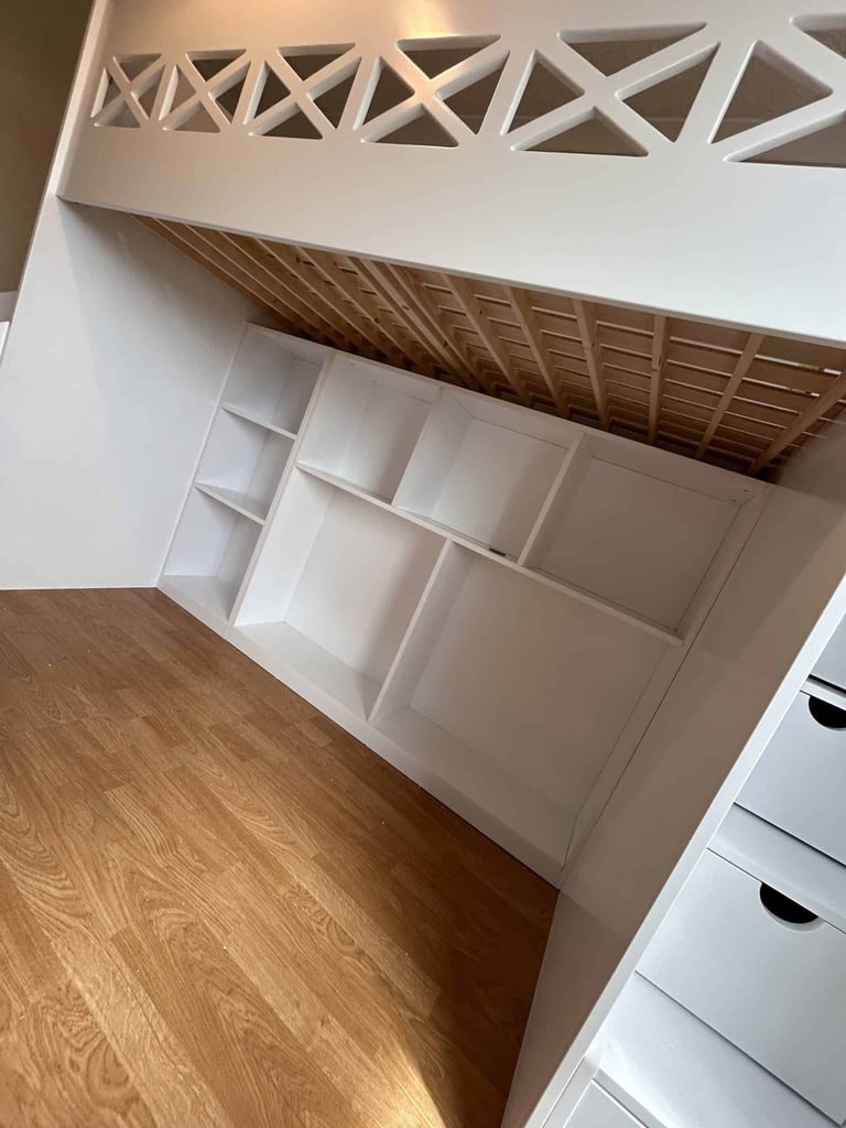 High Sleeper Bed with Storage Stairs
